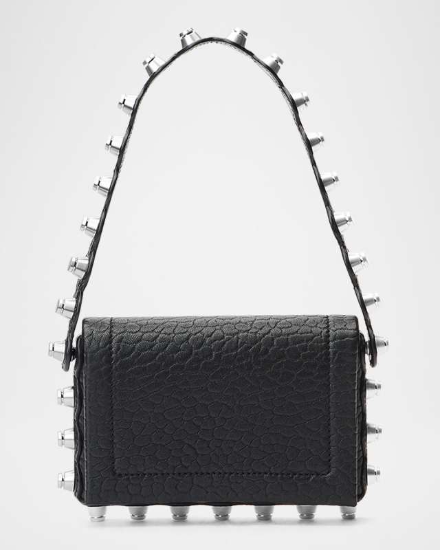 Roz Studded Leather Shoulder Bag
